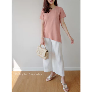 Hana Pleat Pants กางเกงผ้าอัดพลีท เนื้อผ้าทิ้งตัวดี สีสวย