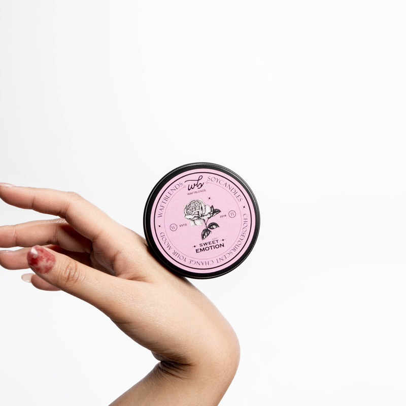 ♟️Valentines coll.🥀 Soywax Candles Waftblends 90G เทียนหอมกลิ่นคอลวาเลนไทน์