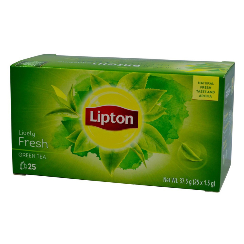 LIPTON FRESH GREEN TEA ลิปตัน กรีน ที ชาเขียวชนิดซอง (เลือกขนาด)