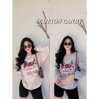 #COTTON CANDY 🍭เสื้อยืดแขนยาว CL รูปม้า