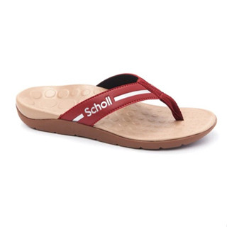 SCHOLL BIOM BECK Comfort Sandals Red รองเท้าแตะ สกอล์ แท้ เพื่อสุขภาพ