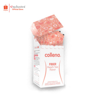 คอลลีน่า ไฟเบอร์ ดีทอกซ์ ชาพีท ลำไส้ ลดพุง ลดน้ำหนัก ผอม Fiber Peach Tea Collena Detox ไม่ปวดบิด ดื้อยา พุงยุบ 7 ซอง ชง