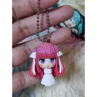 🎀 เจ้าสาวผมเป็นแฝดห้า 🎀 Gashapon hugcot The Quintessential Quintuplets 🎀 พวงกุญแจน้อง Nino ในชุดเจ้าสาวน่ารักสุดๆ🎀