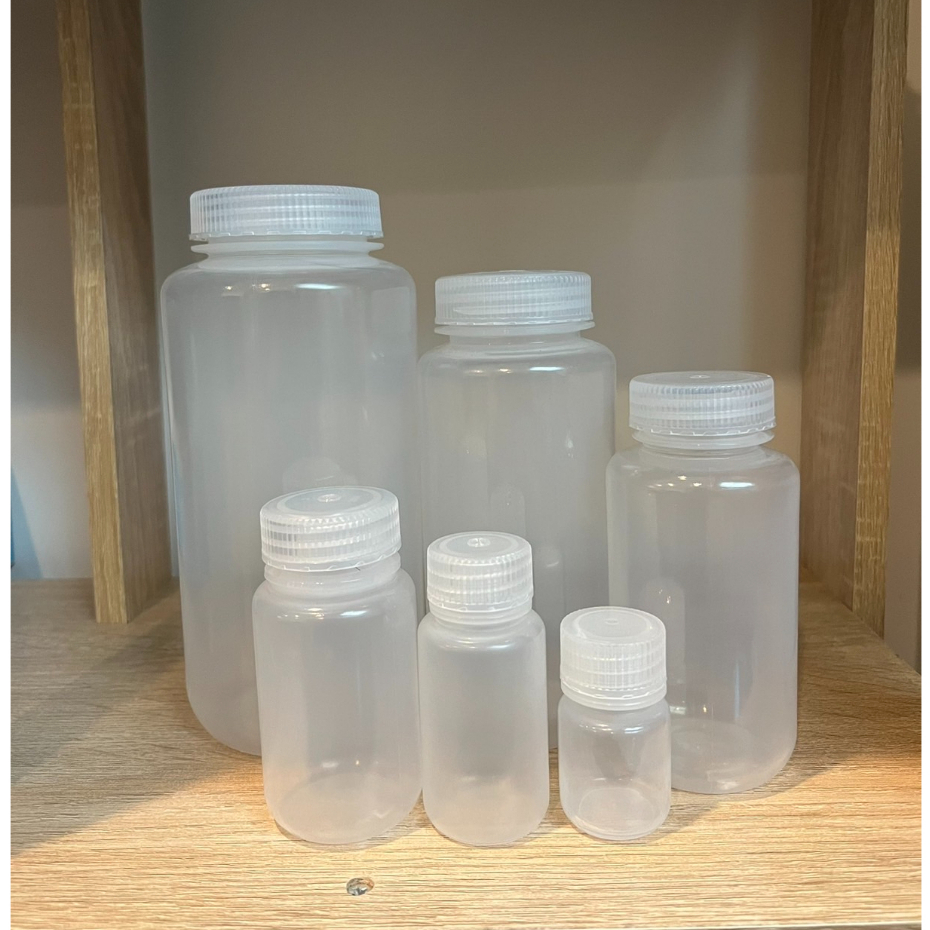 ขวดพลาสติกใส่สารเคมี ขวดใส่สารละลาย ขวดเก็บตัวอย่าง 30ml, 60ml, 125ml, 250ml
