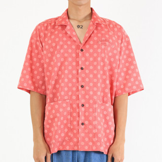 PAINKILLER เพนคิลเลอร์ เสื้อฮาวาย เสื้อผ้าผู้ชาย / DOTTY OVERSIZED OPEN-COLLAR SHIRT / SS23