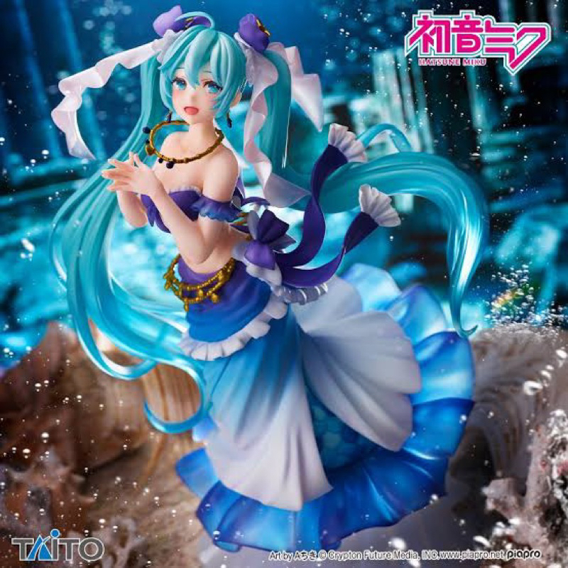 🧡 ไลฟ์มีโค้ดลด 🧡 งานแท้ Taito Hatsune Miku Figure Princess AMP Figure Mermaid ver.