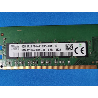 Memory for Server SK Hynix DDR4 4GB 1Rx8 PC4 2133P ED1 HMA451U7AFR8N