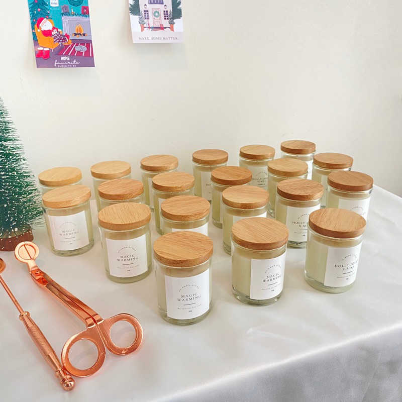 Ai.aoon.scent | เทียนหอมไขถั่วเหลือง(60g,120g,250g) Candle Natural Soy Wax100%