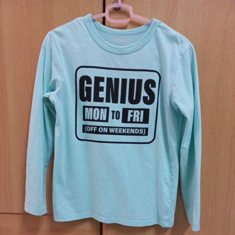 Place เสื้อยืดเด็กผู้หญิง อายุ 5-6 ขวบ มือสอง สภาพดี (อก 28" บ่า 12.5" ยาว 19" แขน 17")