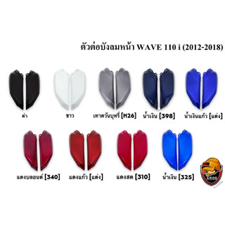 ตัวต่อบังลมหน้า WAVE 110 i (2012-2018) งานหนาอย่างดี สีสด เงาตาแตก