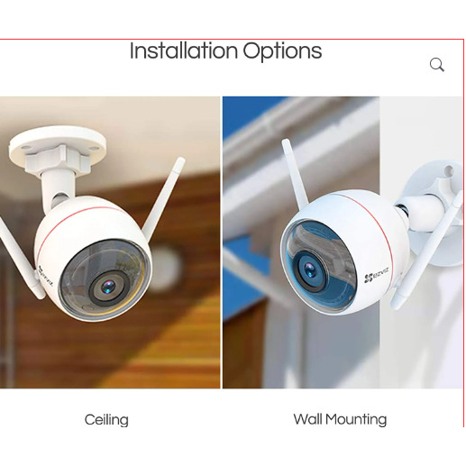 Ezviz รวมรุ่น (C3TN , H3C Color , C3TN OutPro , H3) กล้องเลนส์ฟิกส์ สำหรับใช้งานภายนอก