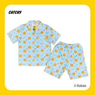 CATCHY x Kakao Friends ชุดนอน แขนสั้น ขาสั้น แขนยาว ขายาว Ryan ไรอัน ลิขสิทธิ์แท้ พร้อมส่งจากไทย ผ้าคอตต้อนพรีเมี่ยม