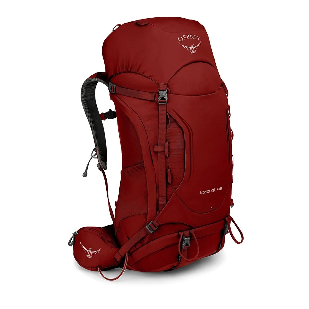 กระเป๋าเป้เดินป่า Osprey Kestrel 48L Red ของใหม่ ของแท้ พร้อมส่ง