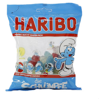 Haribo Schlumpfe Jelly 200g เยลลี่ หรือกัมมี่แบร์ ตราฮาริโบ้ เจลลี่ ขนม ขนมขบเคี้ยว ขนมหวาน