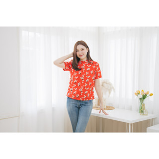 Mommade-🧧🧧เสื้อให้นมตรุษจีน Chinese Flora Top