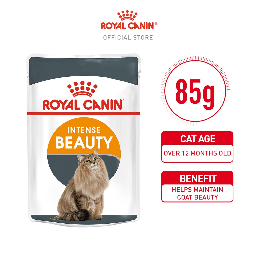 (85gX12) Royal Canin Intense Beauty (Healthy skin and cost) Shopee