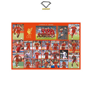 💎Intelligent | โปสเตอร์ LIVERPOOL FC 2023 | ขนาด 23.5x34.5 นิ้ว | x 1 แผ่น ลิเวอร์พูล โปสเตอร์ทีมฟุตบอล โปสเตอร์นักกีฬา