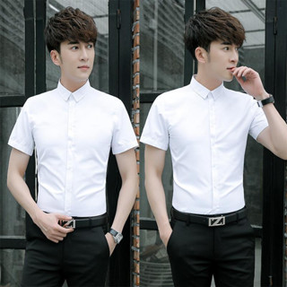 clothes  เสื้อเชิ้ตแขนสั้นผู้ชาย ใส่ทำงาน  รุ่น 3137