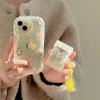 🎁ส่งของขวัญ🎁เคสไอโฟน 14 Pro Max 13 12 11 เคส for เคสไอโฟน11 น่ารัก เคสแอร์พอด 2 1 Case for Airpod 3 pro Case