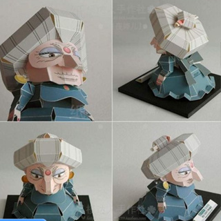 ᴘʀᴇ-ᴏʀᴅᴇʀ☑️โมเดลกระดาษ DIY Ghibli 3D มี 2 เรื่อง Howl,Spirited away