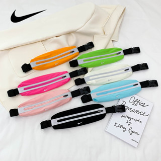 Nike new กระเป๋าคาดเอว sports fitness กระเป๋าคาดเอวเรียบง่ายและพกพา