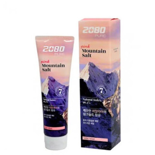 2080  Pure Mountain Salt Toothpaste 120 g. ยาสีฟันเกลือหิมาลายันสีชมพู สูตร Mild Mint Fresh