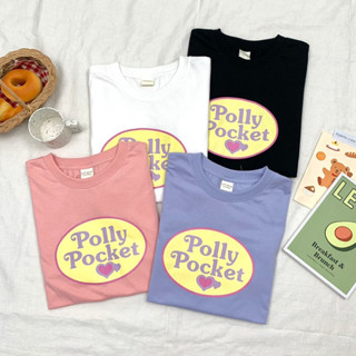 Sugarbeetshop | F68 Polly Pocket 🤍 เสื้อโอเวอร์ไซต์ oversize เสื้อยืดผ้า cotton