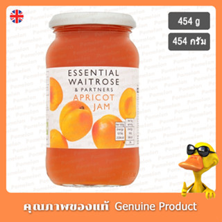 เวทโทรสแยมสตรอเบอร์รี 454กรัม - Waitrose Essential Apricot Jam 454g.