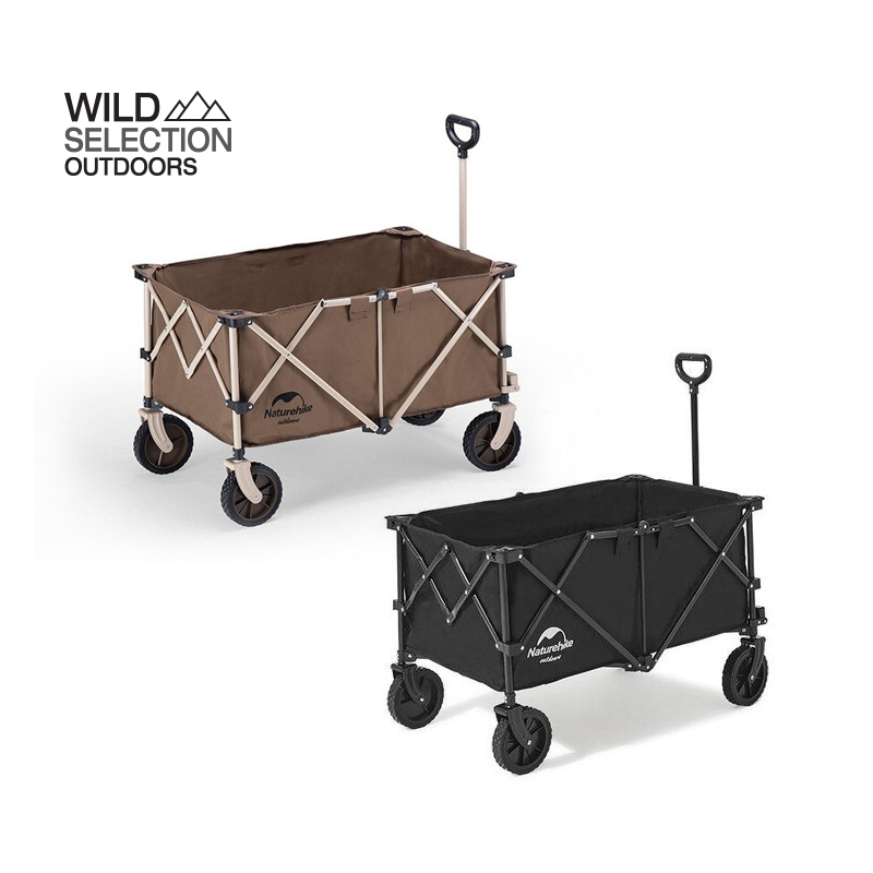 รถเข็น แคมป์ปิ้ง  Naturehike  รับน้ำหนักสูงสุด 80 กิโล TC02 detachable four-way folding trolley NH20