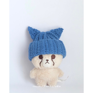 ชุดตุ๊กตา kitten beanie หมวกบีนนี่หูแมว ตุ๊กตา10cm