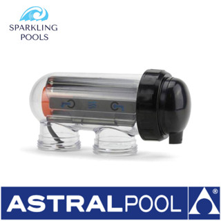 เซลล์เครื่องผลิตคลอรีนจากเกลือ [รวมกระบอกใส Housing] - ASTRALPOOL VIRON V35 SALT CHLORINATOR SALT CELL WITH HOUSING