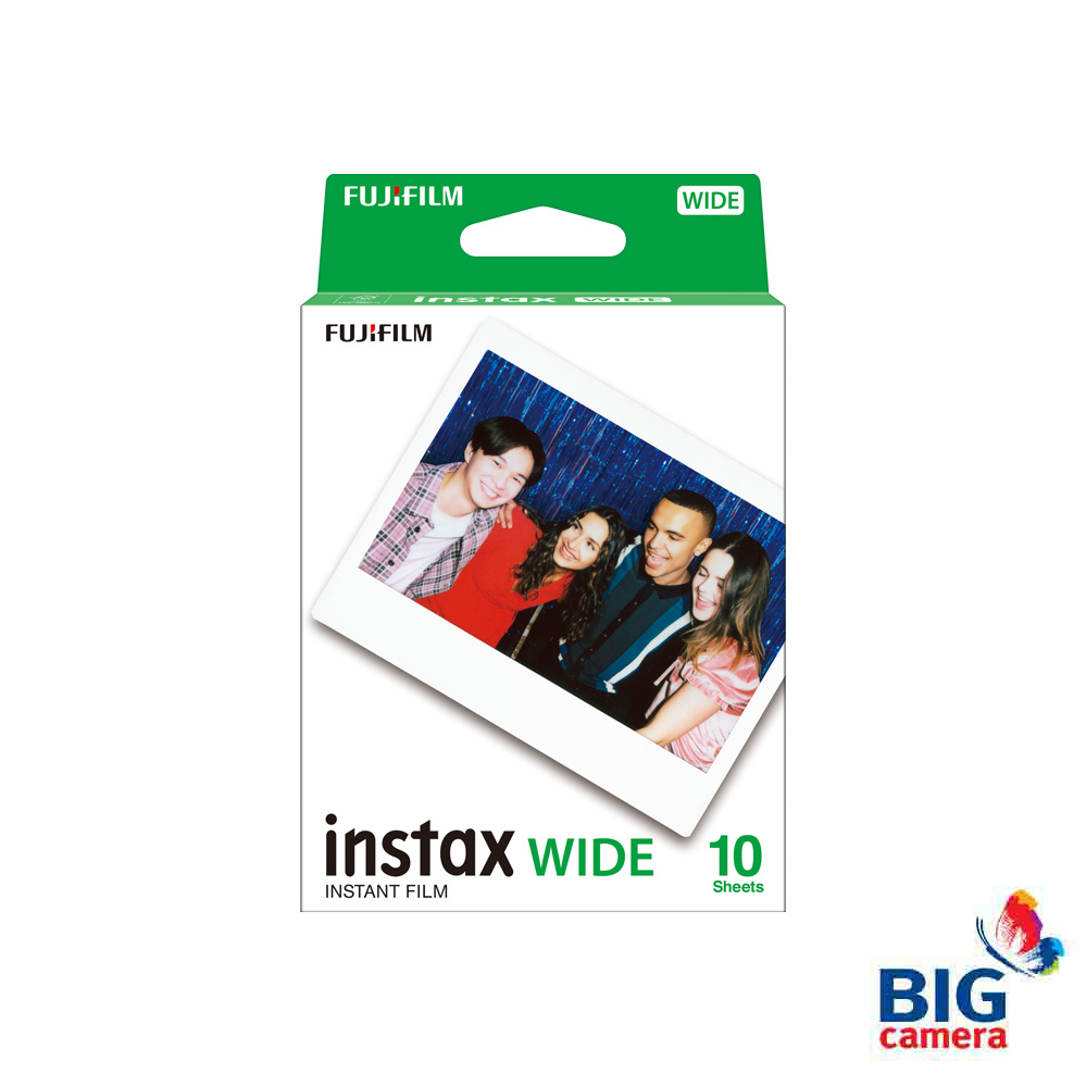 Fujifilm Instax WIDE Film -ฟิล์มขอบขาว 10 แผ่น (ใช้ได้กับกล้อง Instax Wide 400 , Instax Link Wide เท่านั้น)
