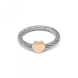 แหวน CHARRIOL Heart Ring, Rose Gold PVD 02-102-1271-0