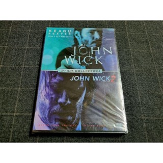 DVD 2 Disc ภาพยนตร์แอ็คชั่นสุดมันส์ระห่ำ "John Wick / แรงกว่านรก" ภาค 1 และ 2