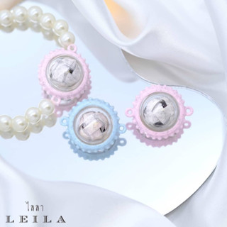 Leila Amulets ตะกร้อ อาคมสมปรารถนา Baby Leila Collection สีชมพูอ่อน (พร้อมกำไลสวยงามตามรูป)