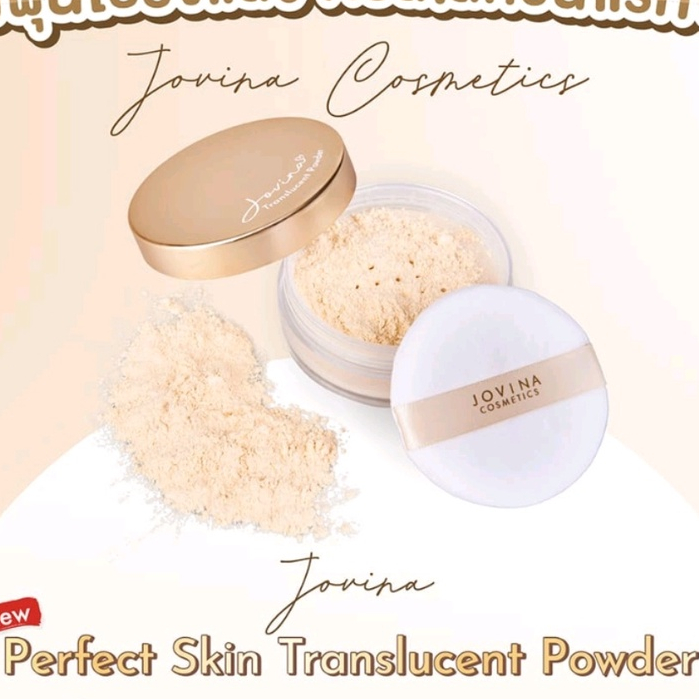 แบ่งขายแป้งฝุ่นโปร่งแสงคุณแก้ม JOVINA PERFECT SKIN TRANSLUCENT POWDER แป้งฝุ่นแบ่งขาย