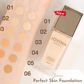 แบ่งขายรองพื้นรุ่นใหม่สุดๆจากคุณแก้ม JOVINA PERFECT SKIN AIRY FOUNDATION