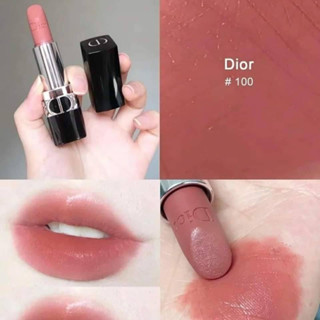 ลิปสติก Dior Rouge Couture Colour Lipstick 1.5g สี 100 Forever Nude Look (Matte Finish)