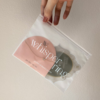 whisper.ring - wpr pocket ziplock แถมฟรีเมื่อออเดอร์ครบ 800 บาท (เฉพาะซอง)