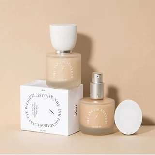 THE FACE SHOP FMGT THE INK FOUNDATION ULTRA FIT SPF20 PA++ (รองพื้น ผิวเรียบเนียน ปกปิด vegan)