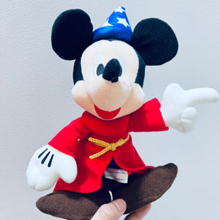 #ตุ๊กตา #มิกกี้เม้าส์ ชุดพ่อมด #Disneys #Fantasia #Sorcerer s #Aprentice #Mickey #Mouse #ขนาด11นิ้ว #ป้าย #Disney Sega