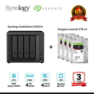 [SET] Synology DiskStation DS923+ 4-Bay NAS + Seagate Ironwolf 4TB / 6TB / 8TB