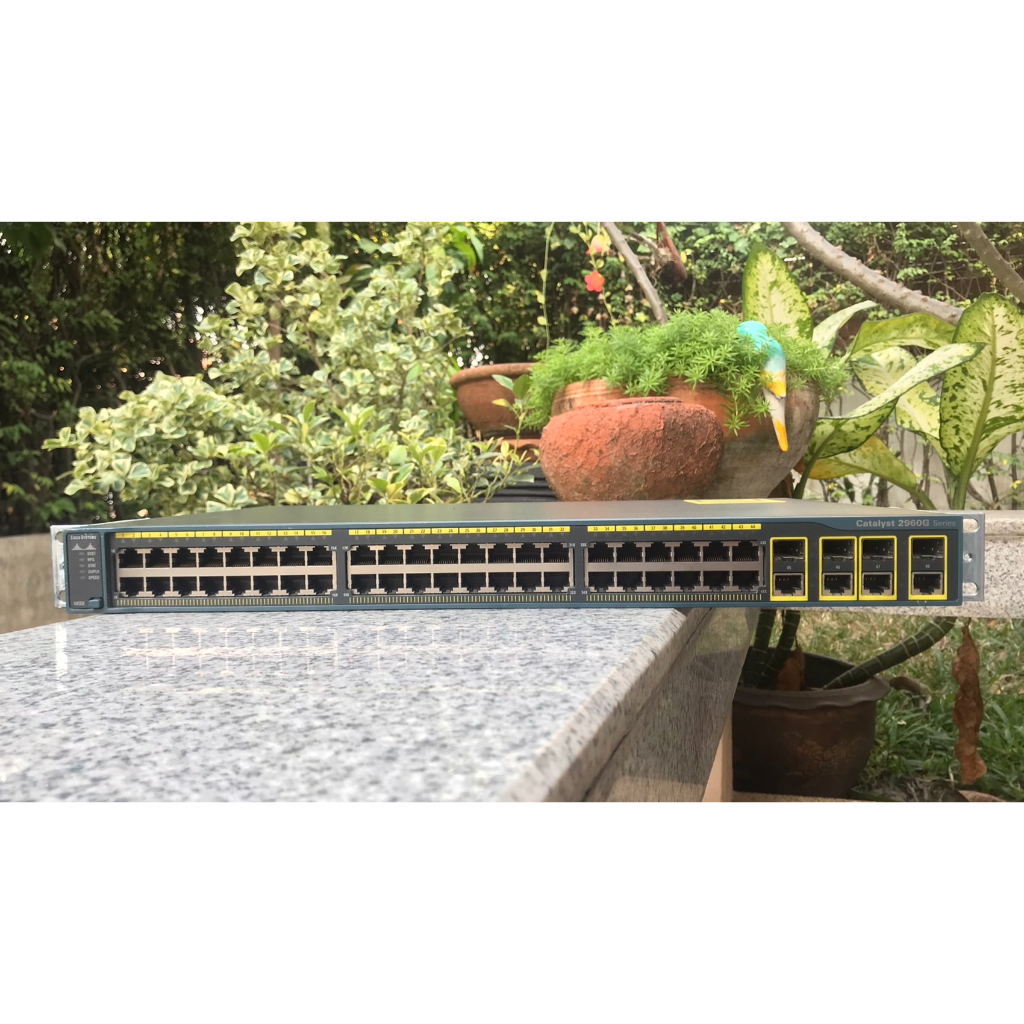Switch Cisco Catalyst C2960G-48TC-L (มือสองพร้อมใช้งาน)