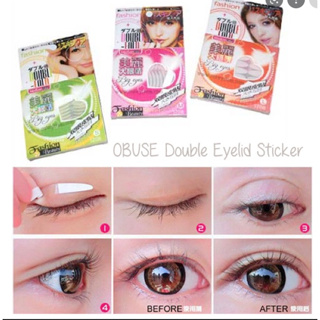 ตา2ชั้น🌟OBUSE  OB9017 Double Eyelid Sticker สติ๊กเกอร์ทำตา 2 ชั้น สีใส