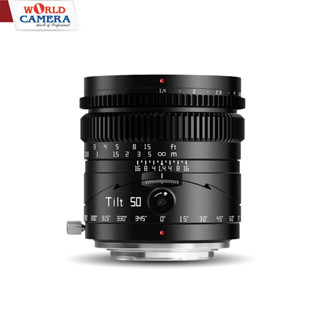 TTArtisan Tilt 50mm f/1.4 Lens Fullframe เลนส์มือหมุน ละลายหลัง สีดำ