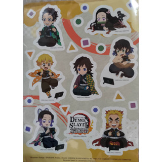 (ของแท้ 100%) Sticker Demon Slayer -Kimetsu no Yaiba- The Hinokami Chronicles สติ๊กเกอร์ ของสะสมจากเกม