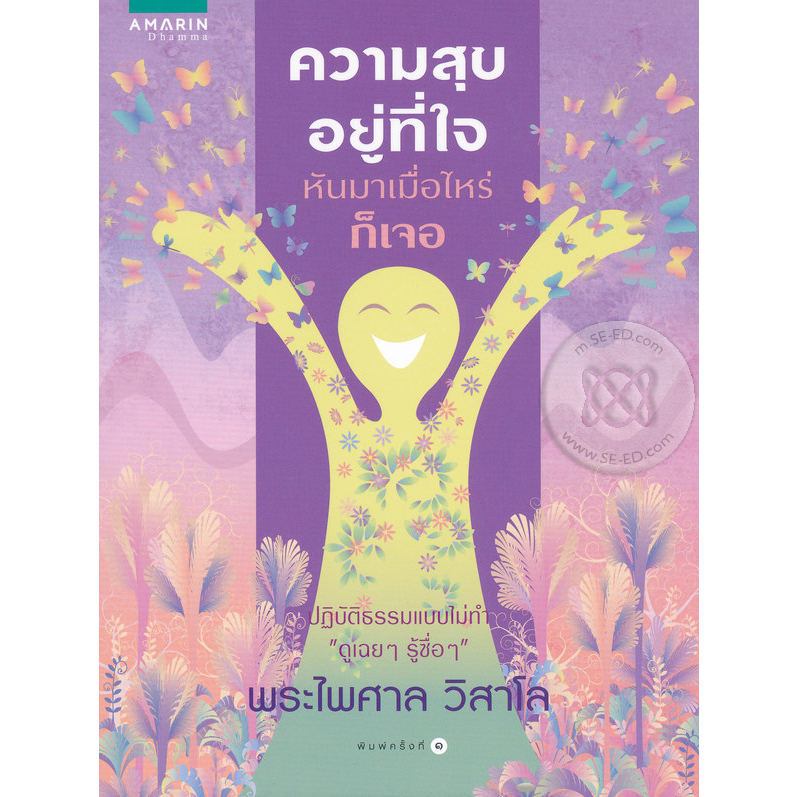 ความสุขอยู่ที่ใจ หันมาเมื่อไหร่ก็เจอ ผู้เขียน พระไพศาล วิสาโล *****หนังสือมือ1สภาพ 80 %****จำหน่ายโดย ผศ.สุชาติ สุภาพ