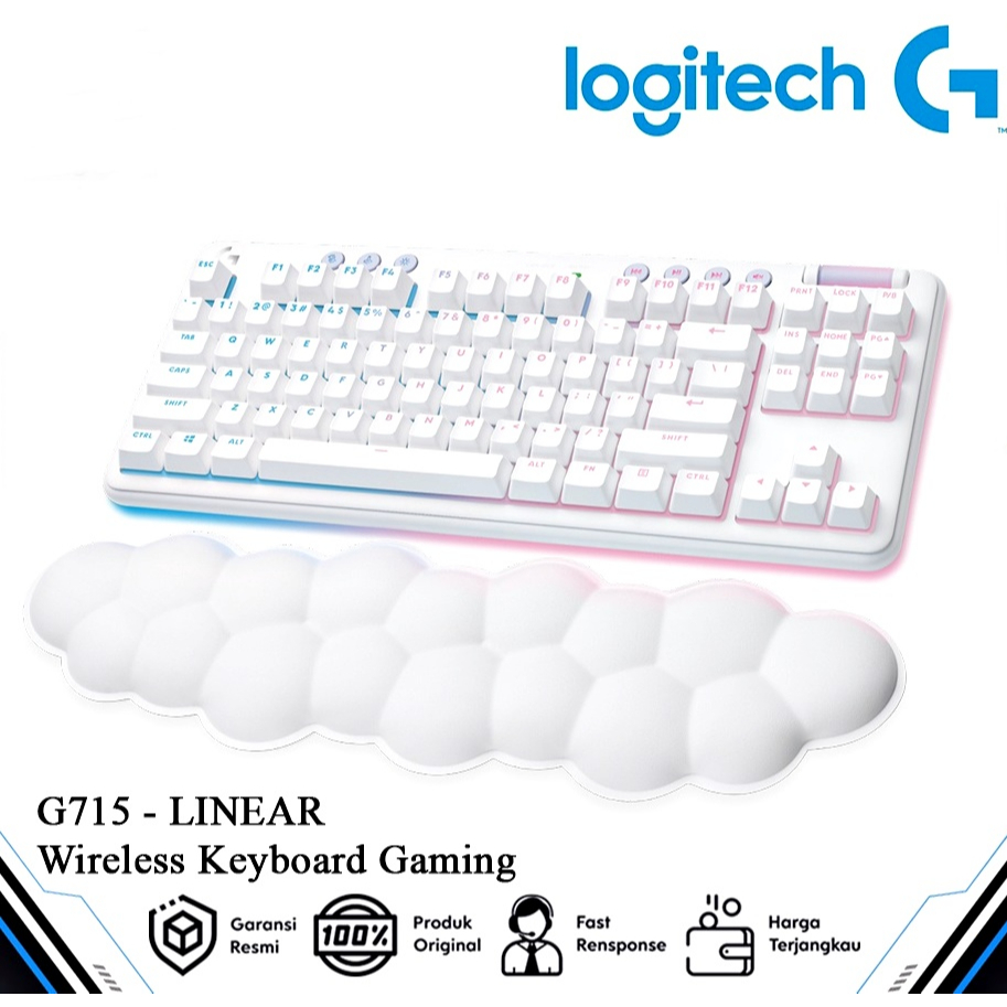 💥SALE ลดพิเศษ💥⚡️คีย์บอร์ดไร้สาย⚡️ LOGITECH G715 Wireless Gaming Keyboard Aurora Collection (คีย์อังก