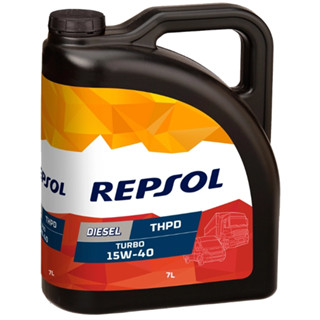 น้ำมันเครื่อง REPSOL DIESEL TURBO THPD MID SAPS 15W-40 CP-7  ปริมาณสุทธิ 7 ลิตร