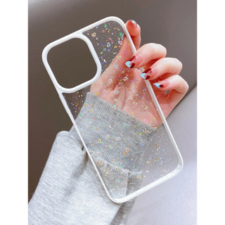 เคสโทรศัพท์ไอโฟน iPhone ใส หัวใจ เลื่อม